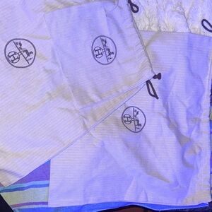 Hermes Gray Dust Bag with Iconic Logo